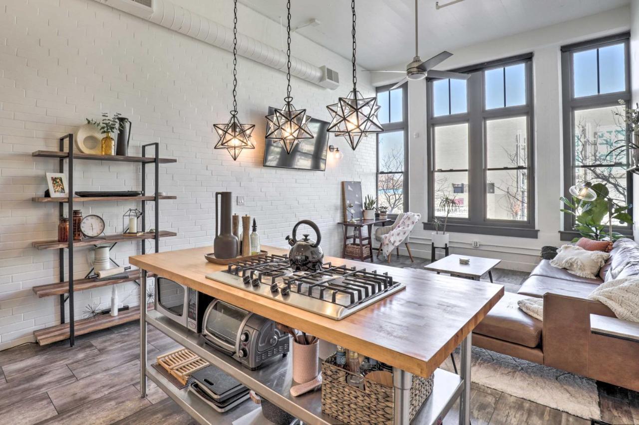 Chic Slc Downtown Studio Loft Walk To Shops Salt Lake City Esterno foto