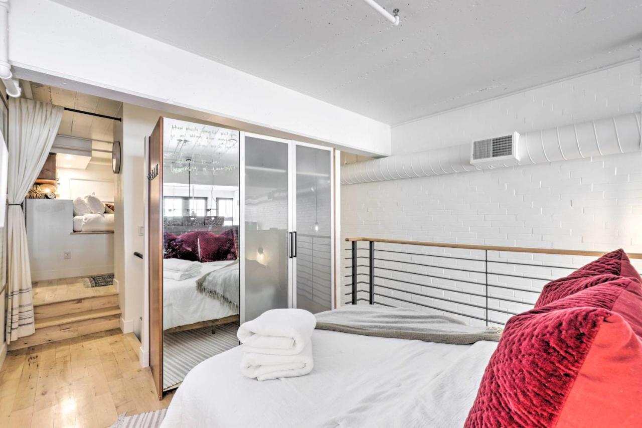 Chic Slc Downtown Studio Loft Walk To Shops Salt Lake City Esterno foto
